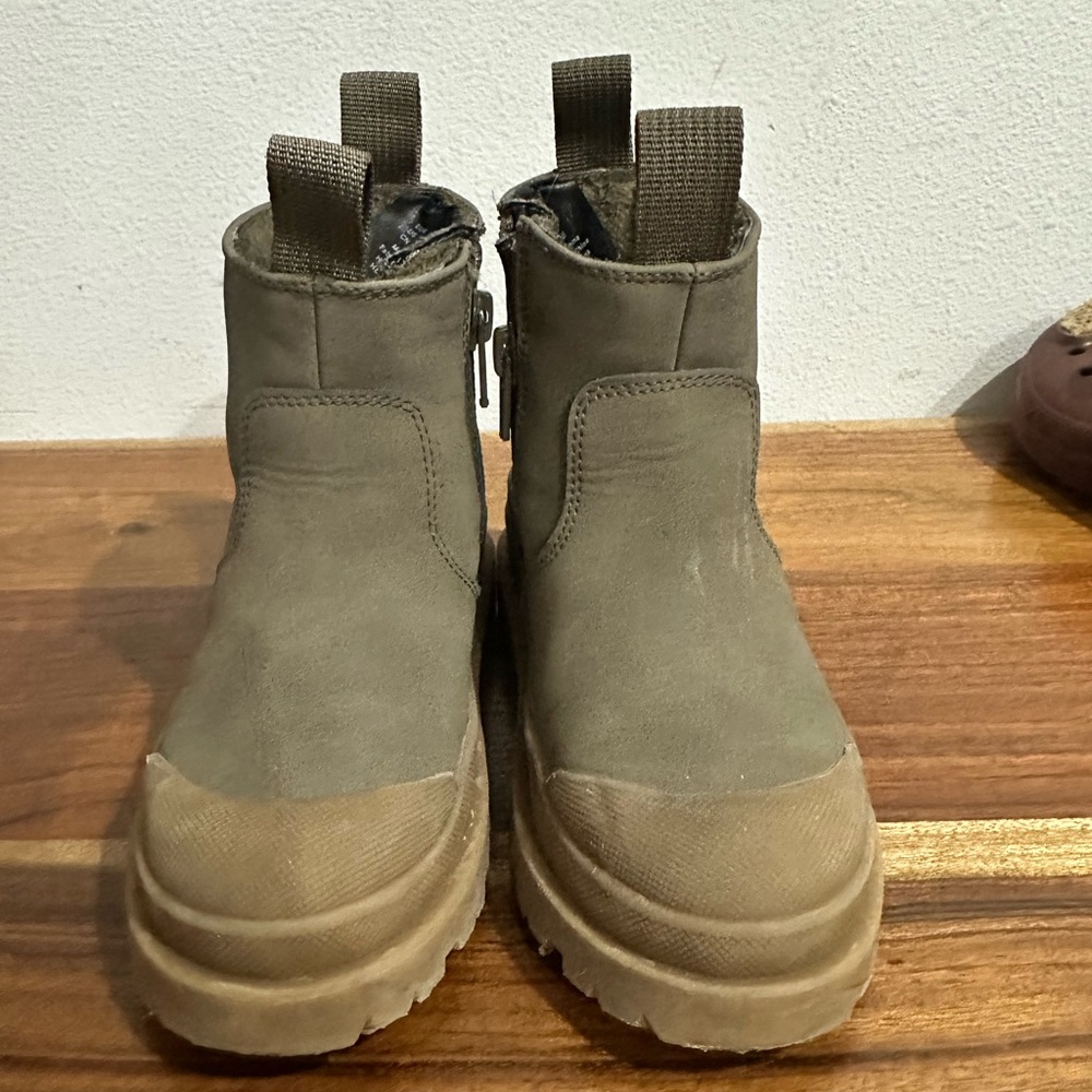 Olive Green Ankle Boots